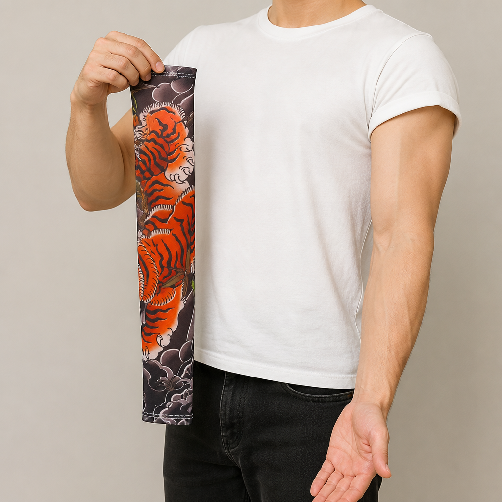 ArborSkin™ – UPF 50+ Japanese Tattoo-Print Sun Shield Arm Sleeve
