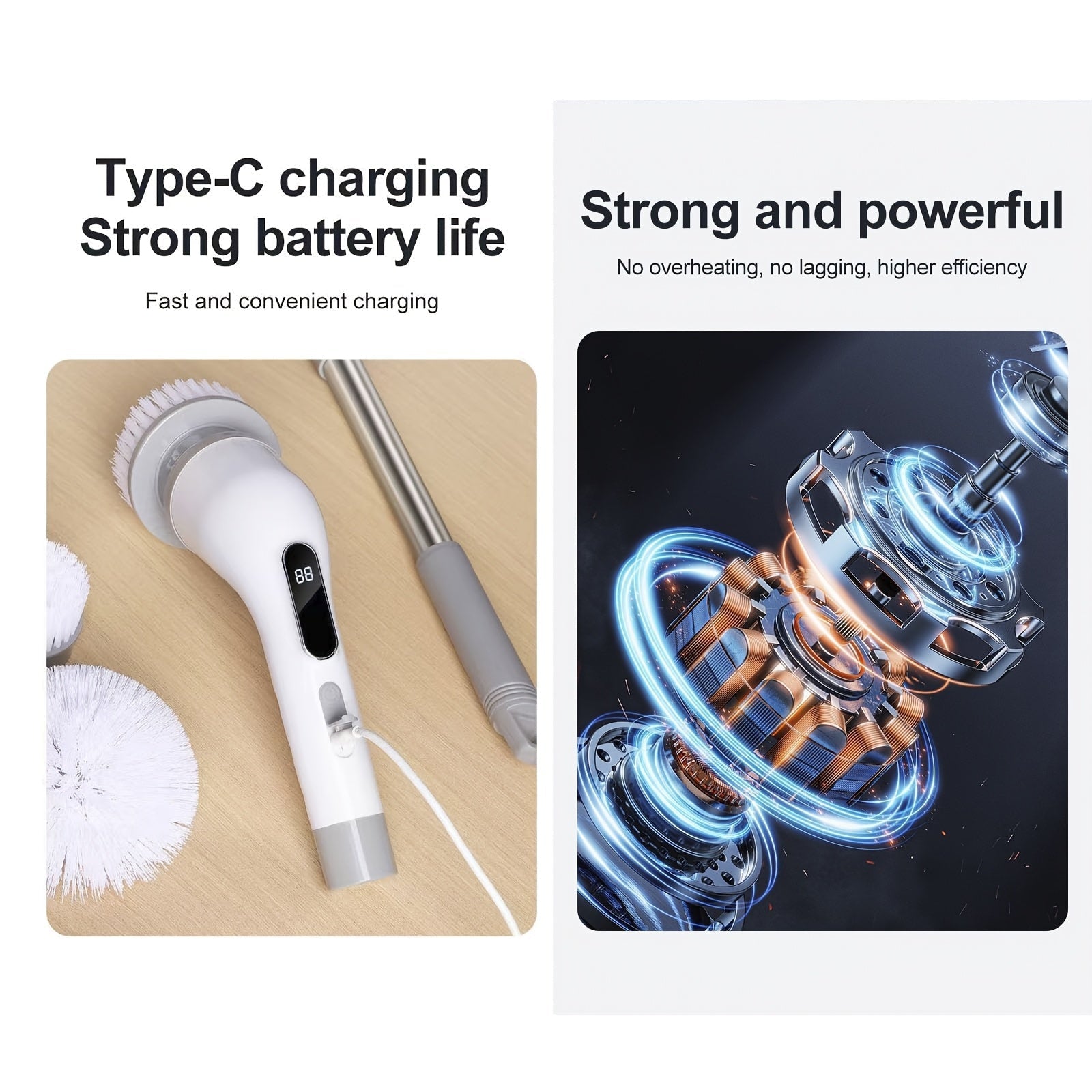 SparkClean - 9-in-1 Electric Cleaning Brush Toolkit for Home & Auto