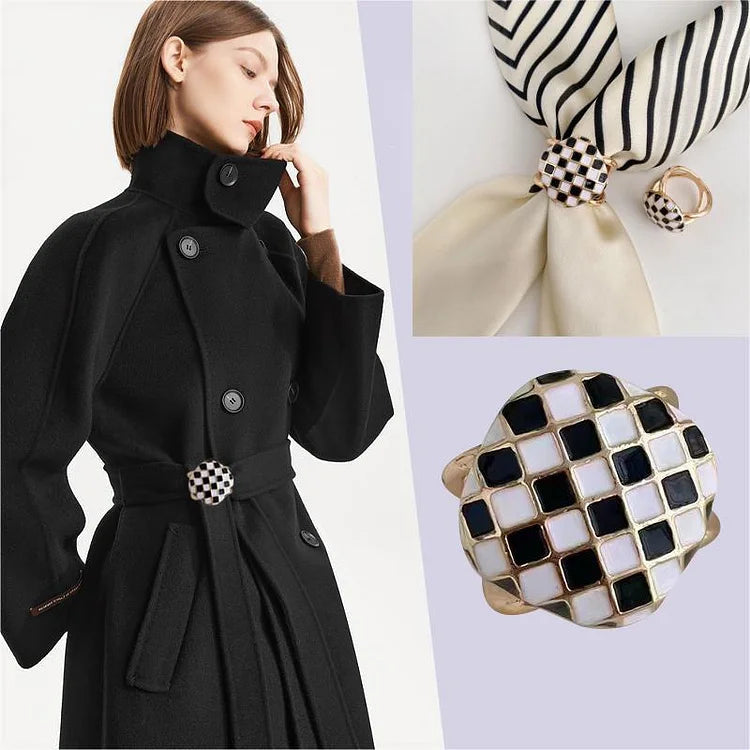VeloraGrip™ — Lock In Flawless Scarf Style and Confidence All Day Long