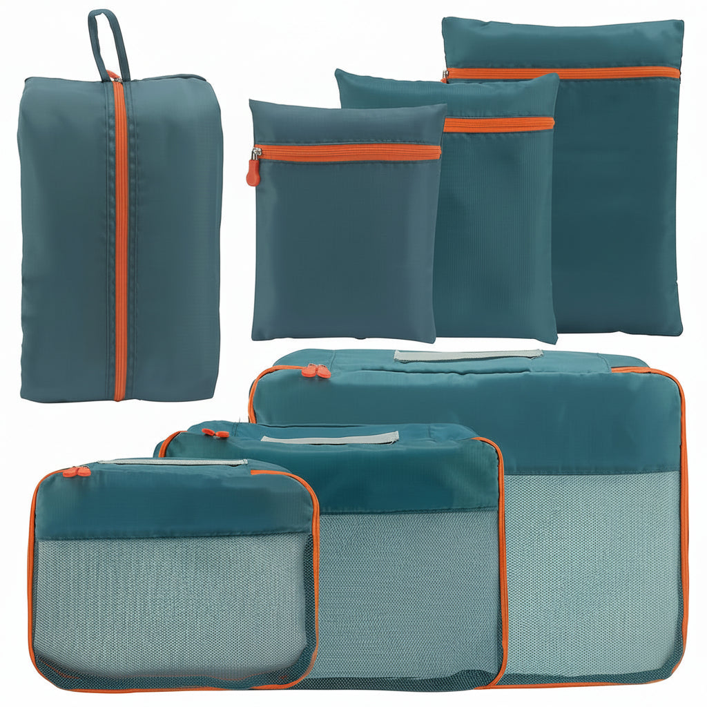 TravelMate - 7-Piece Lightweight Luggage Organizer Set