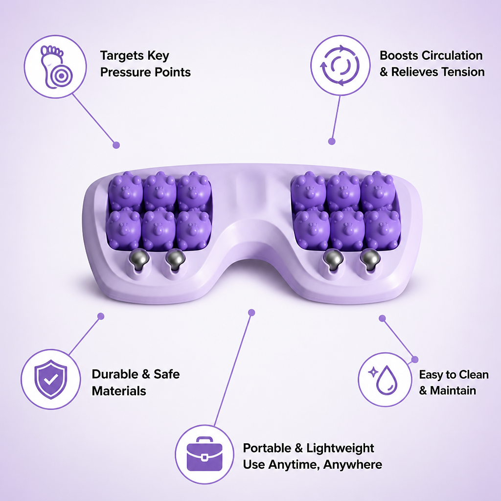 PulseEase™ Dual Roller — Wake Up Tired Feet with Instant Energizing Relief