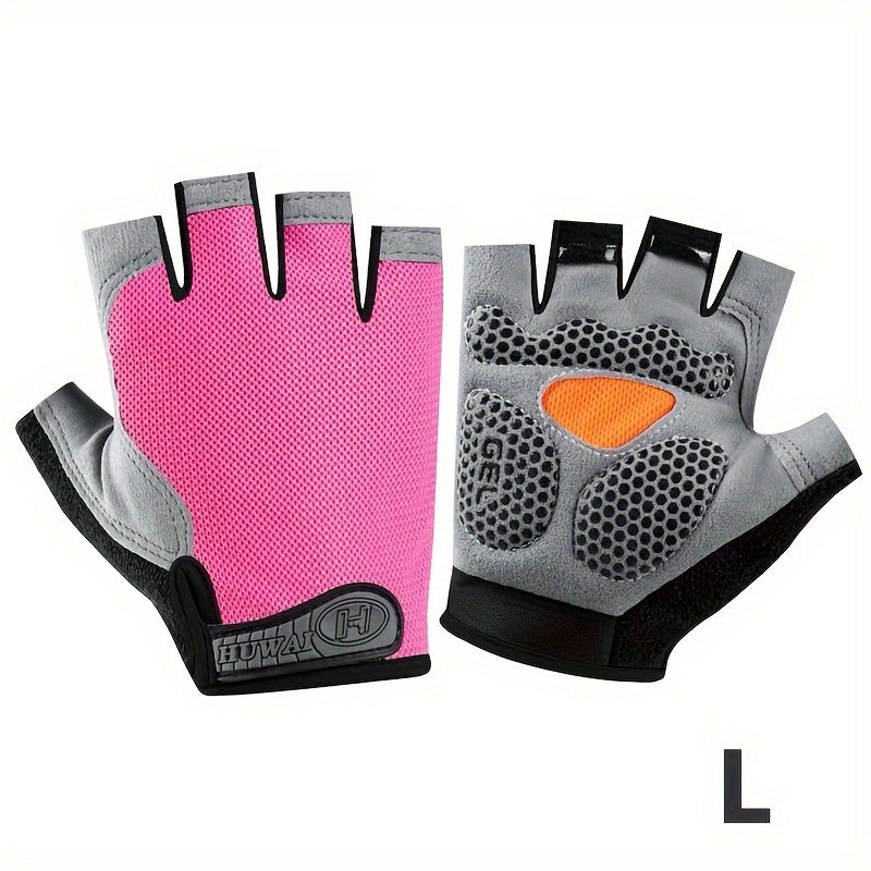 Versatile Outdoor Half Finger Gloves for Active Adventures