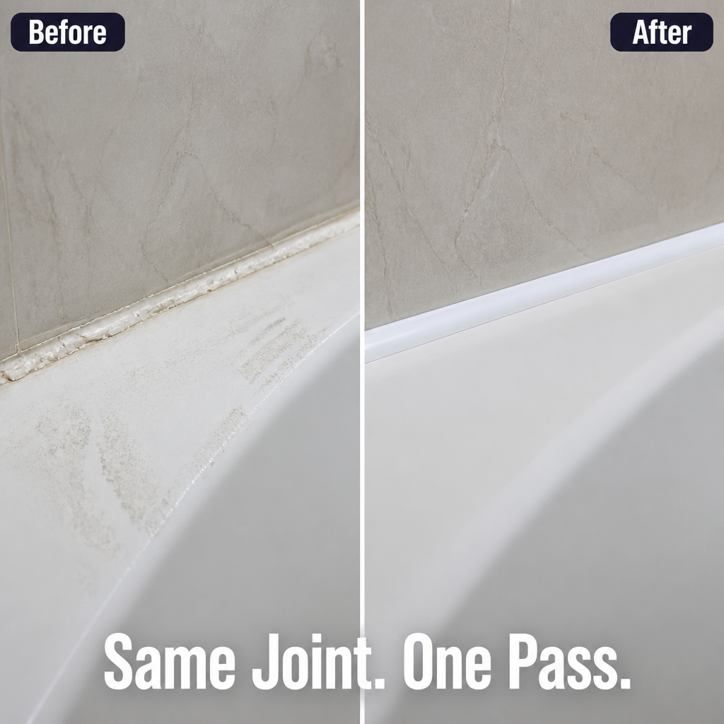 GlidePro™ 3-in-1 Caulk Savior — Nail Flawless, Fingerprint-Free Caulk Lines Like a True Pro