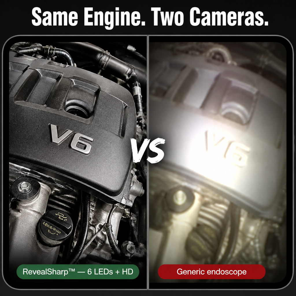 RevealSharp™ — Examine Engines, Drains, and Narrow Spots Directly From Your Phone