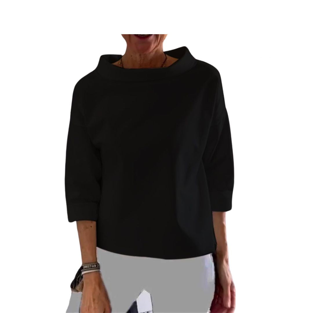 LioraLuxe™ Turtleneck Blouse — Effortless Style That Keeps You Cool and Confident All Day