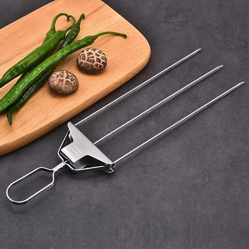 FlameFlex™ 3-in-1 Skewers — Lock in Juicy Flavor and Grill Like a Pro Every Time