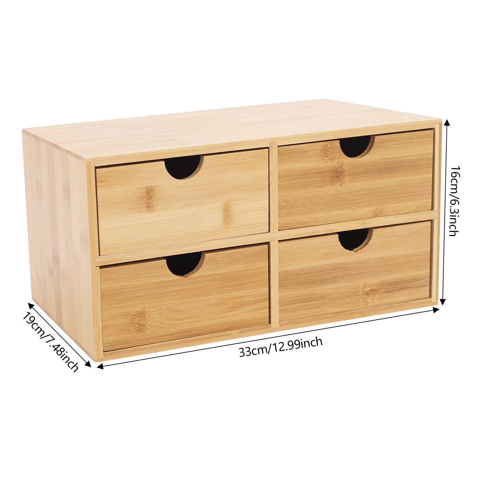 Eco-Friendly Four-Drawer Organizer for Every Space