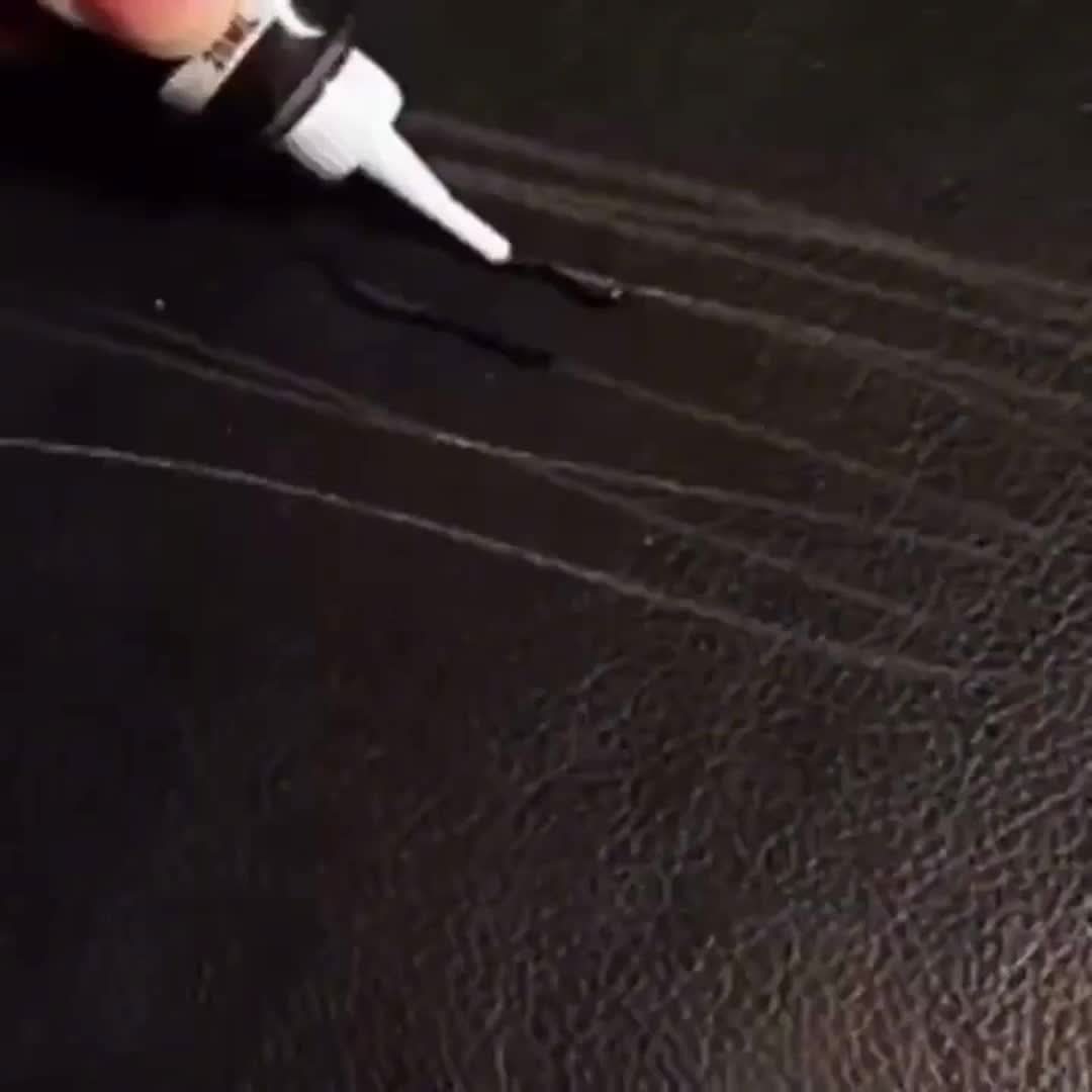 Black PU Leather Repair Cream for Edges