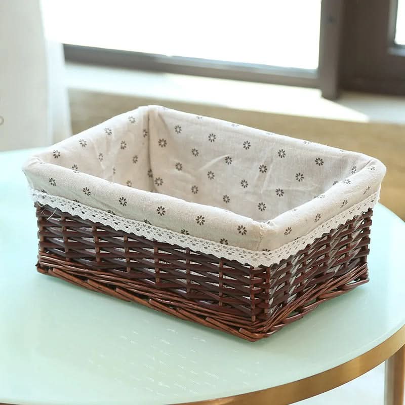 Handcrafted Storage Basket Organizer