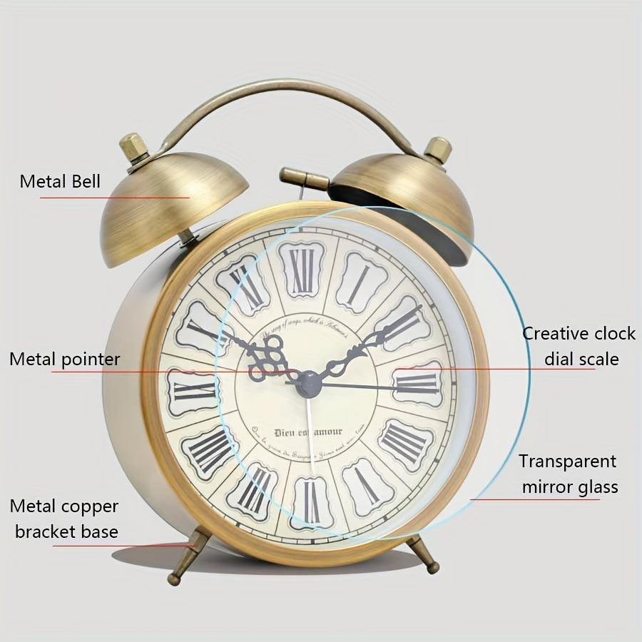 Nordic Elegance – Vintage Glow Alarm Clock