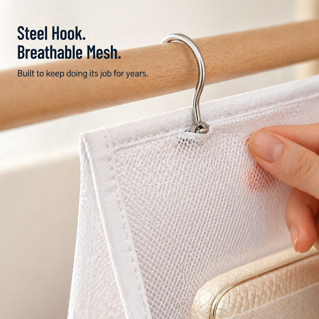 ClariPouch™ — Locate Every Handbag Instantly and Restore Clutter-Free Peace