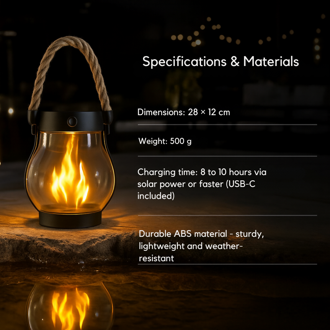 EmberRay™ — Wrap Your Nights in Effortless, Cozy Solar Glow