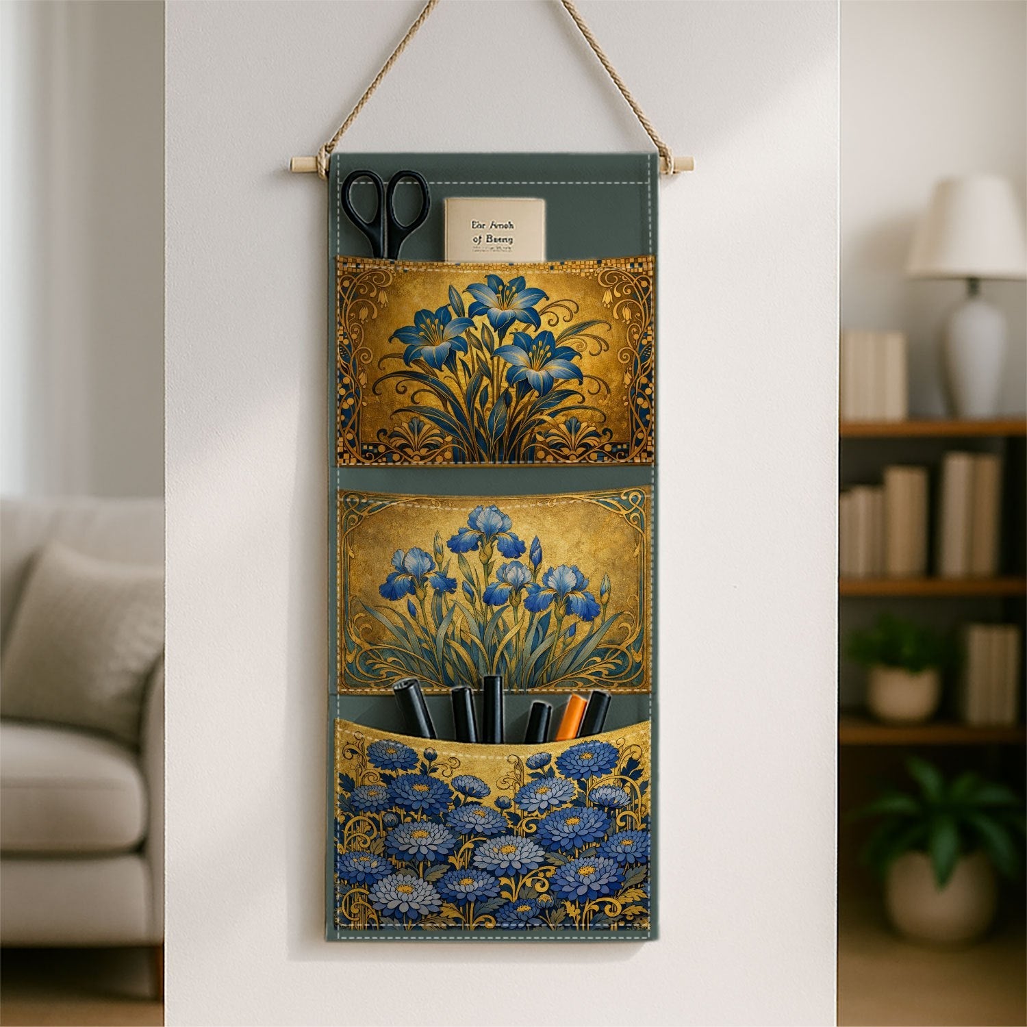 Charming Floral Hanging Storage Solution for Your Home