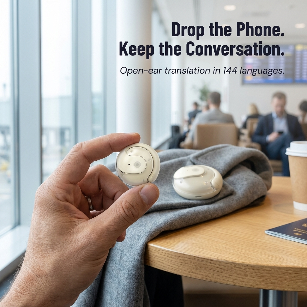 FluentEase™ — Communicate and Comprehend 144 Languages Hands-Free