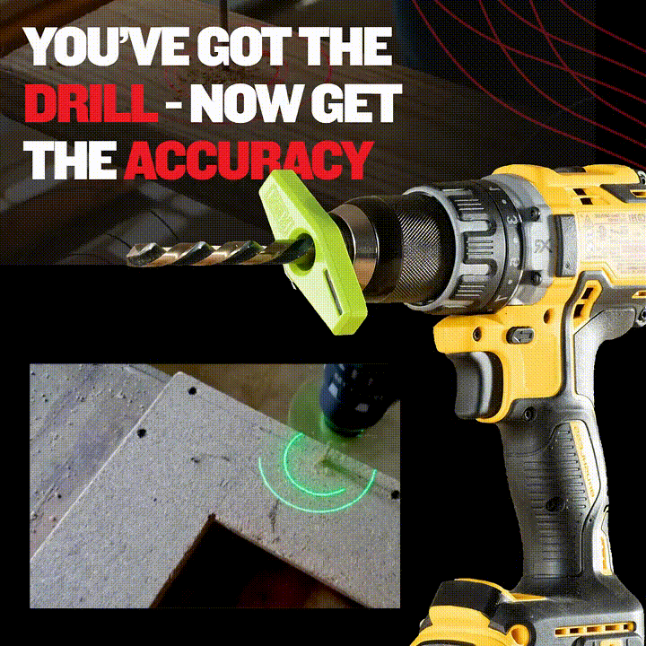 TrueLine™ Precision Guide — Drill Perfectly Aligned Holes That Nail Every Project with Confidence