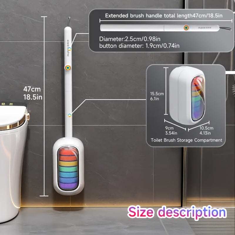 Compact Toilet Cleaning Solution with Sturdy Base
