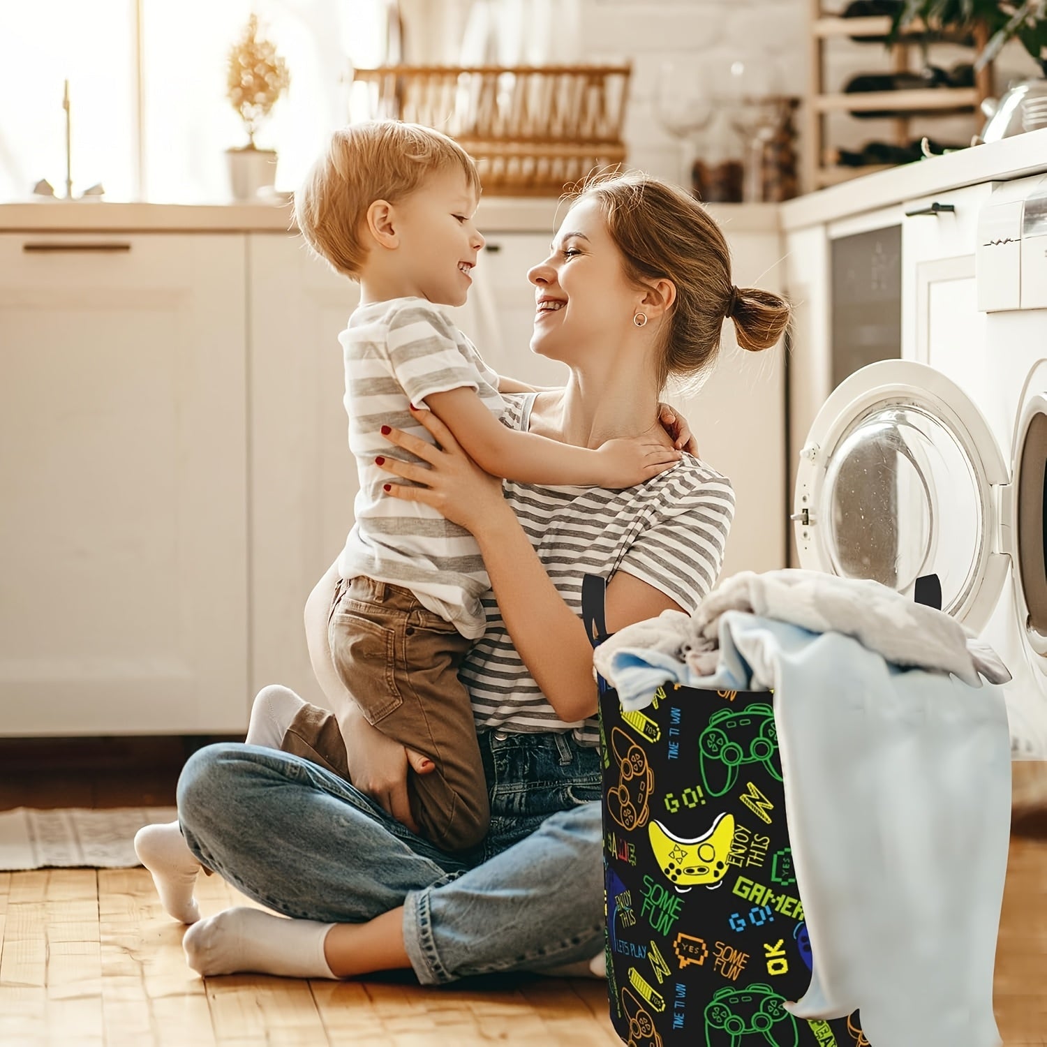 GameNest – Versatile Foldable Laundry Organizer