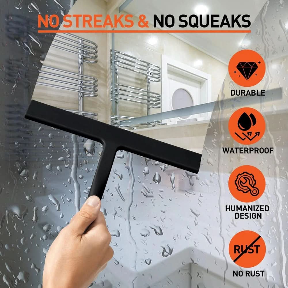 Silicone Shower Squeegee for Streak-Free Cleaning