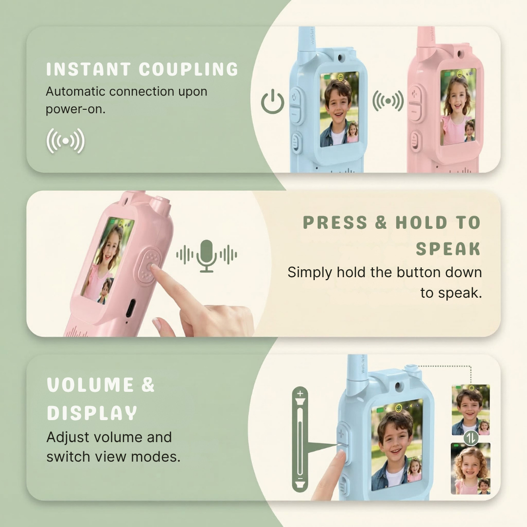 QuestComm™ Walkie-Talkies — Ignite Your Child’s Fearless Adventure and Unbreakable Connection