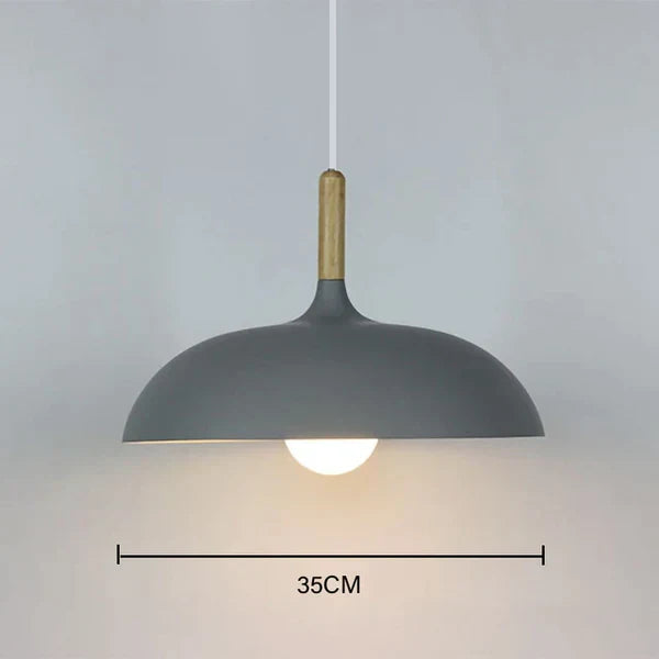 Ceiling Lamp Made from Northern Oak