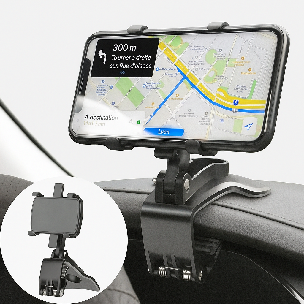 GripMaster™ — Drive Confidently with a Phone Mount That Holds Tight Through Every Bump