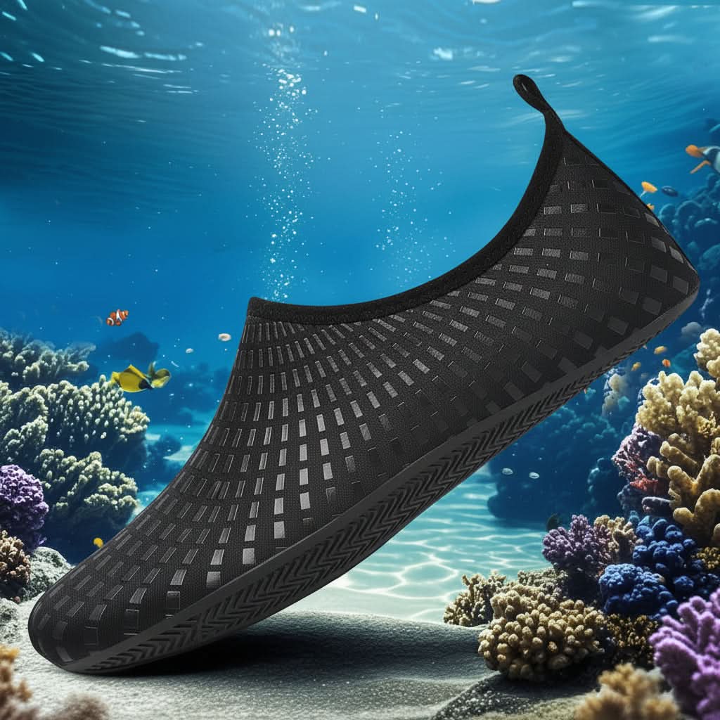 Quick-Dry Water Footwear with Non-Slip Sole for Swimming and Beach