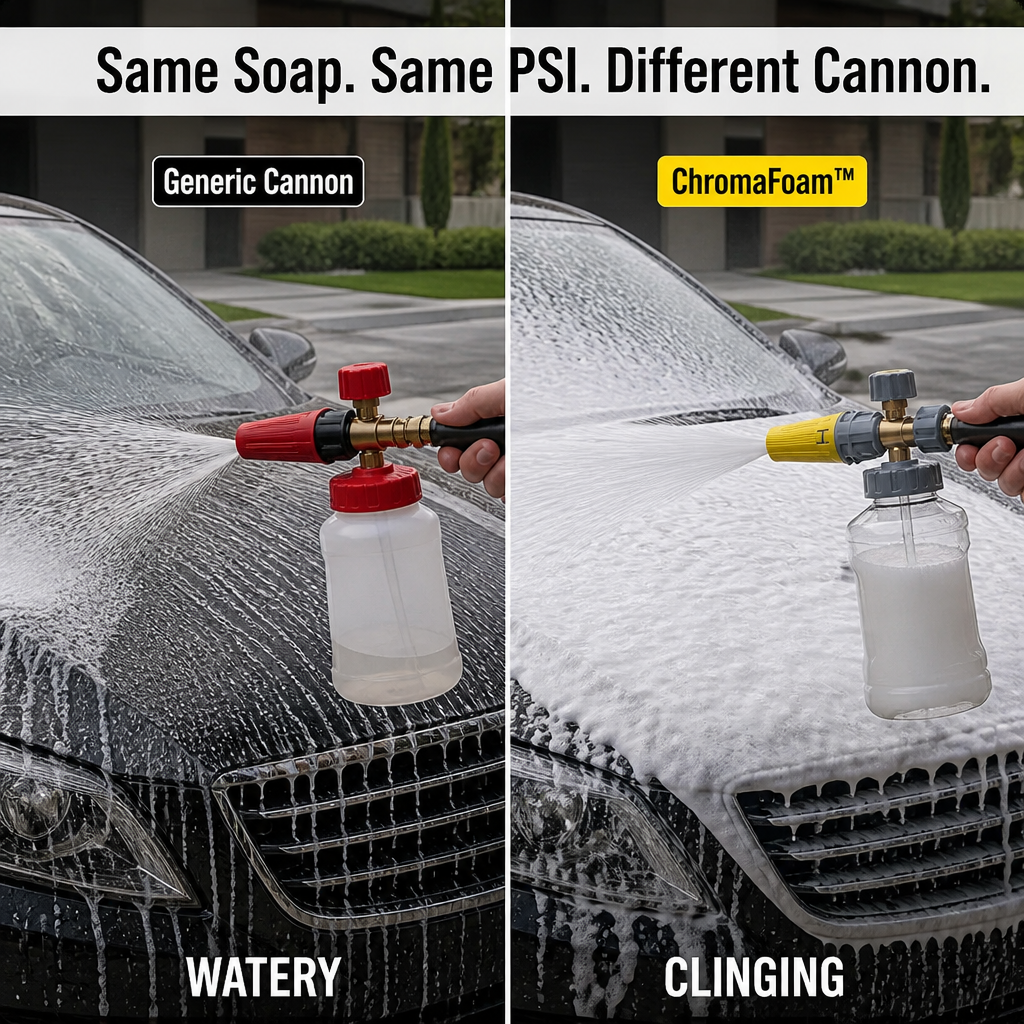 VeloFoam™ — Unleash Thick, Clinging Foam for a Show-Stopping Shine Every Time