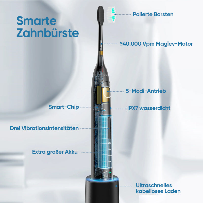 Sonic Toothbrush with 6 Cleaning Modes for All Ages