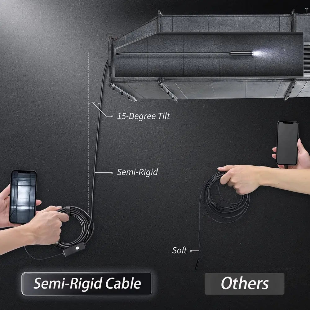 5m Flexible Inspection Camera for Smartphones and Tablets