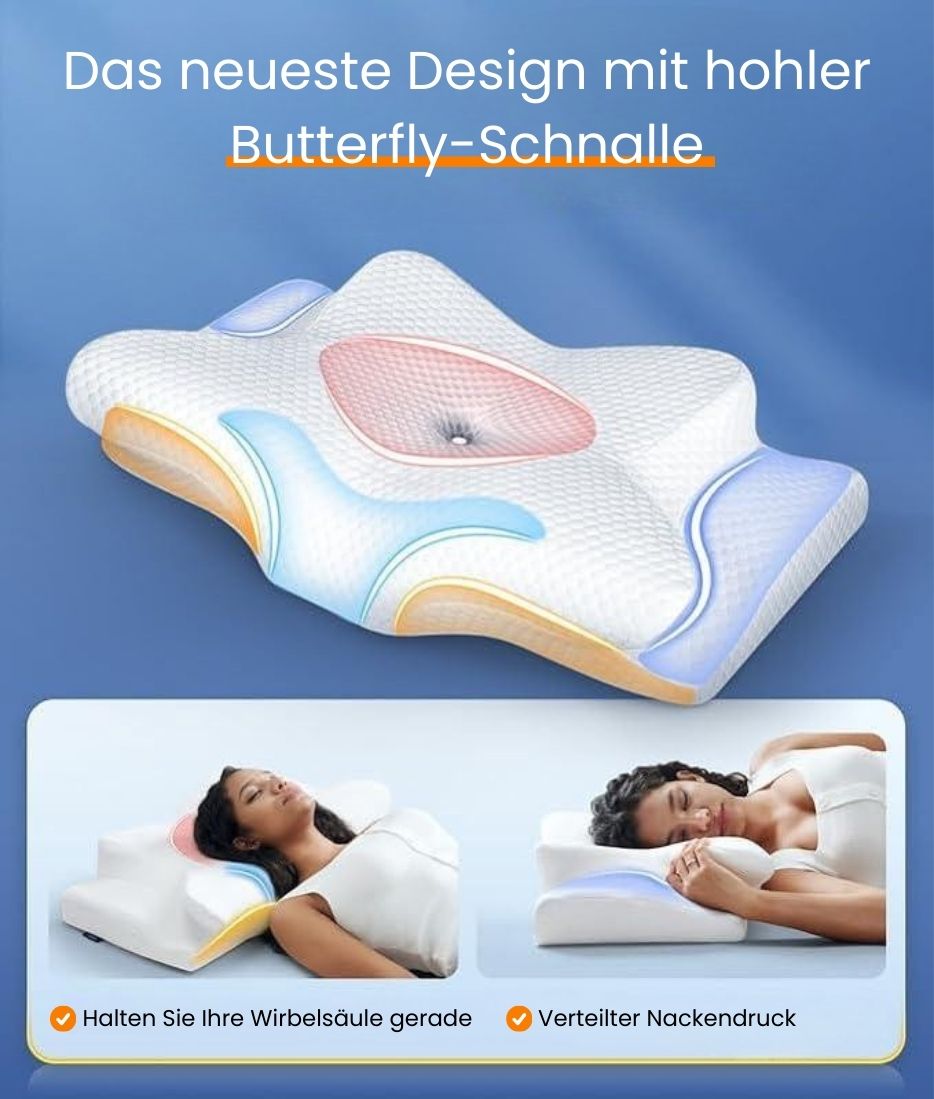ComfortRest | Ergonomic Pillow for All Sleep Positions