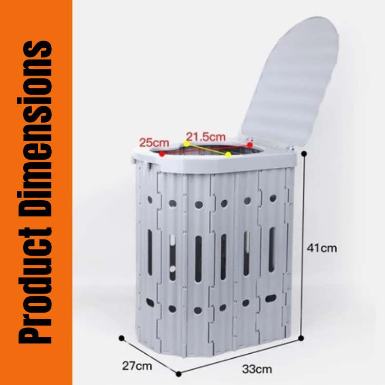 Portable Folding Restroom Solution for On-the-Go Comfort