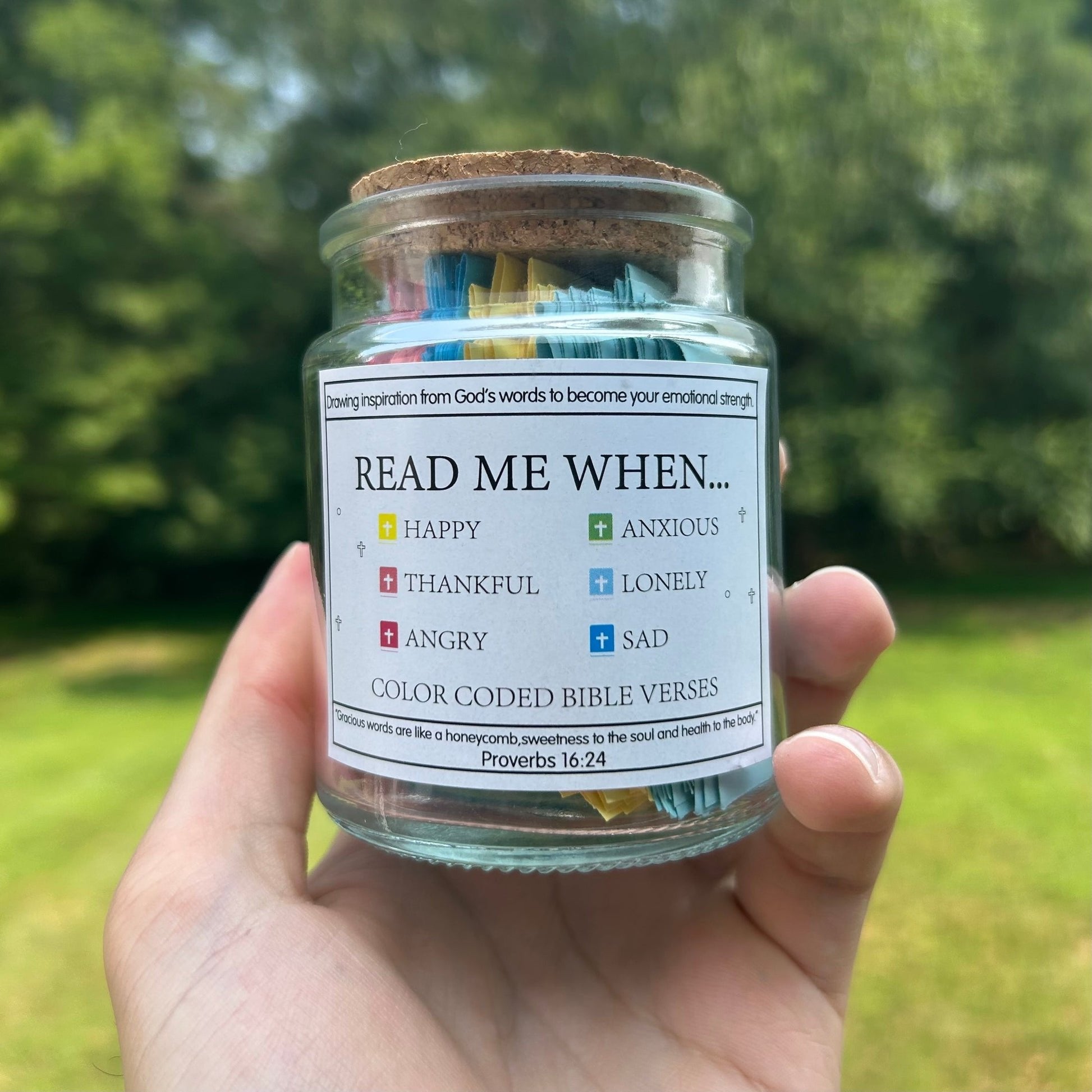 LumaFaith™ Verse Jar — Daily Sparks of Courage & Calm to Light Your Soul
