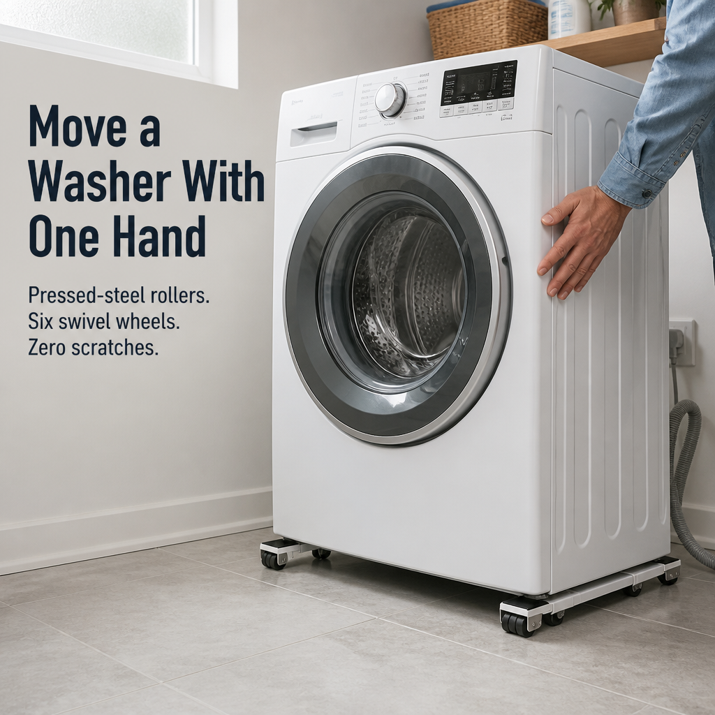 SlideMaster™ — Slide Heavy Appliances Solo with Zero Strain and Total Floor Protection