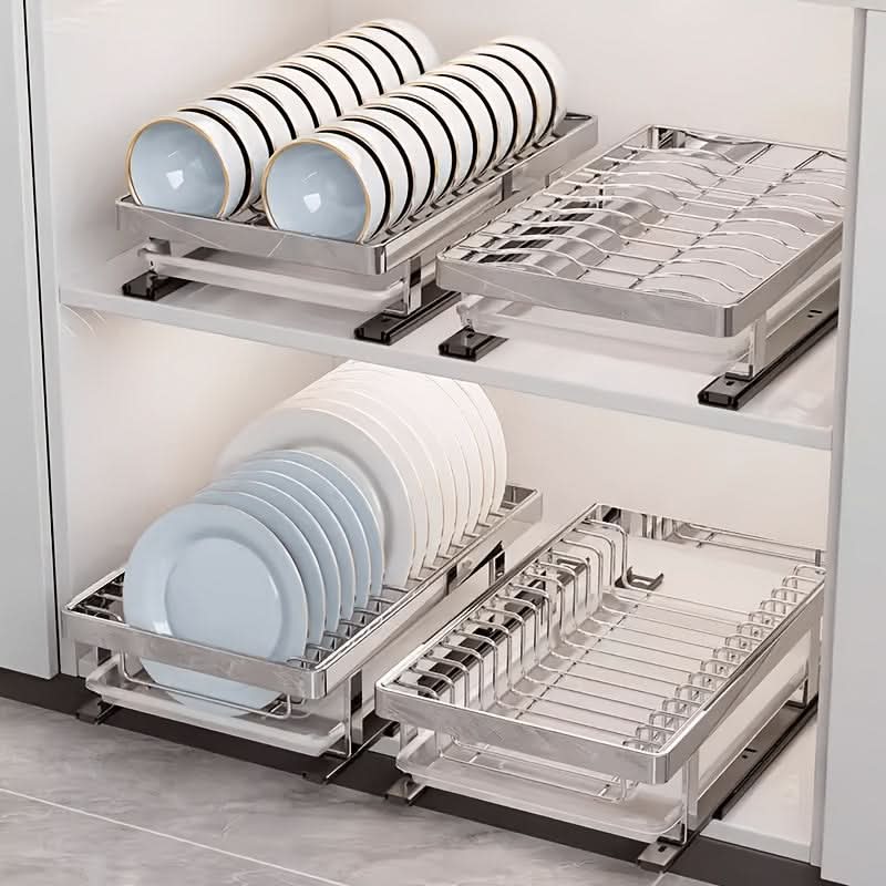 Sturdy Kitchen Dish Rack for Neat Tableware Organization