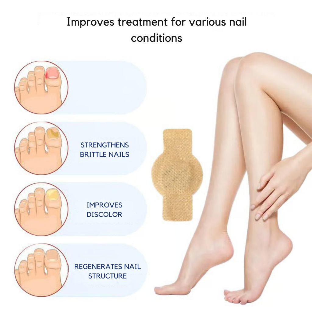 SilkDerm™ Nail Renewal Patches — Clear, Strong Nails That Make You Proud to Bare Your Feet