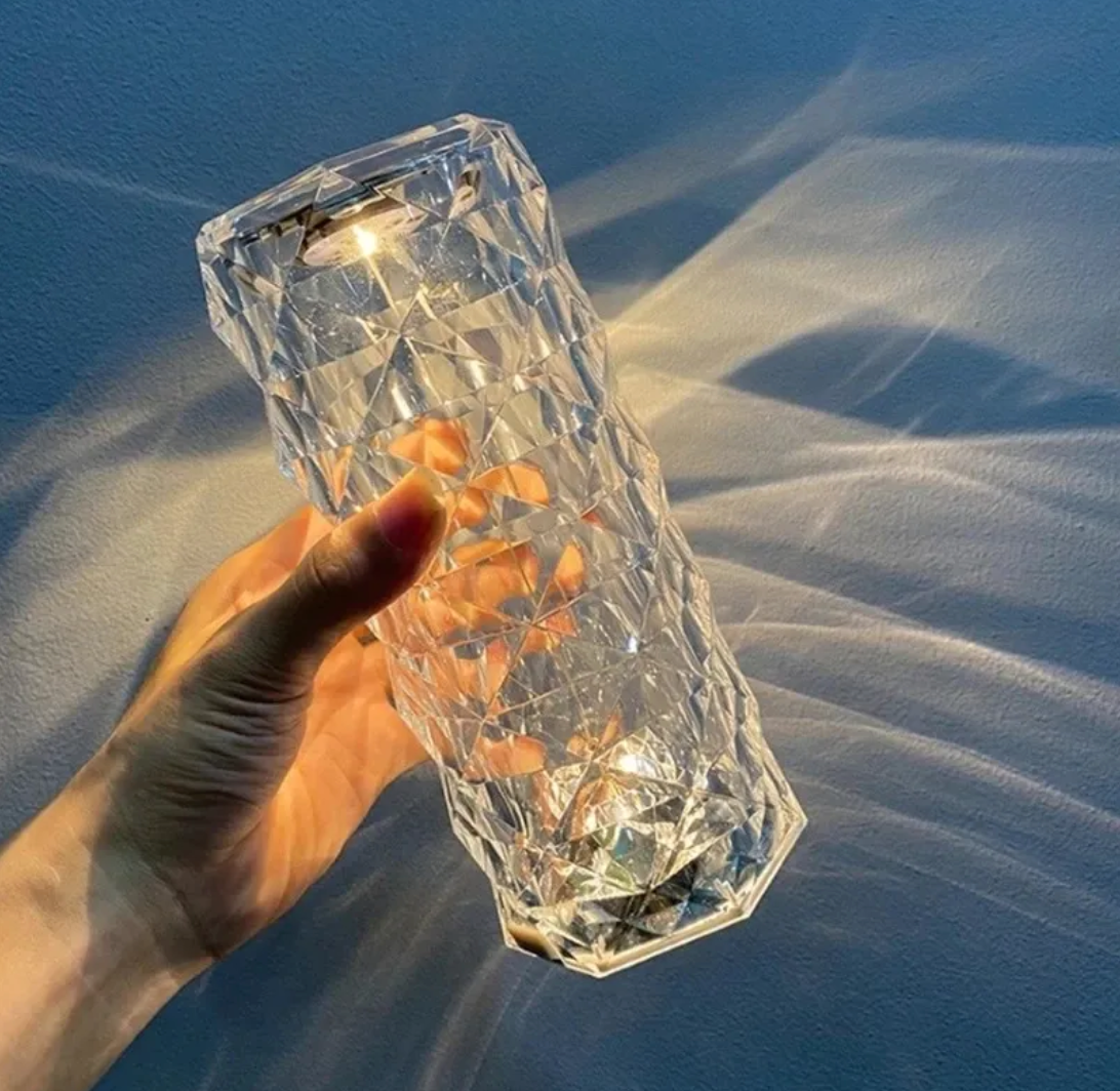 SparklingGlow | LED Crystal Touch Lamp with Remote Control and 16 Colors