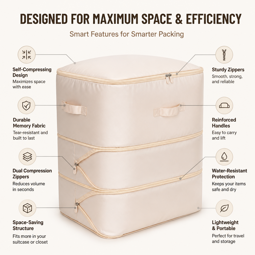 SpaceSavvy™ Pro — Crush Clutter, Unleash Freedom, Pack Like a Pro