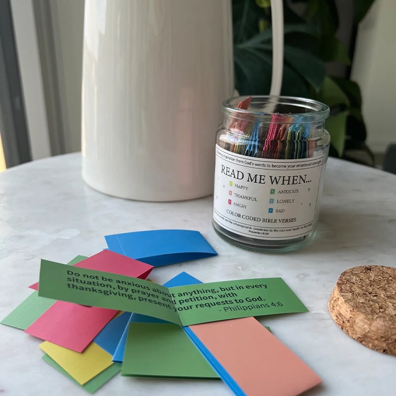 LumaFaith™ Verse Jar — Daily Sparks of Courage & Calm to Light Your Soul