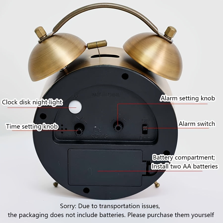 Nordic Elegance – Vintage Glow Alarm Clock