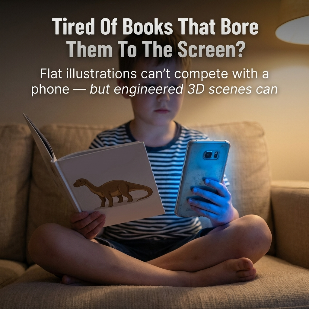 RexQuest™ — Keep Your Dino-Loving Kid Reading Until The Book Wears Out