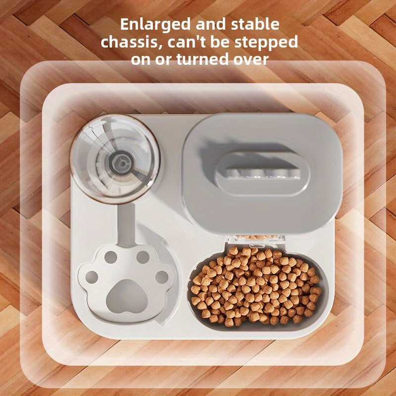 Pet Oasis - Reliable Auto Water and Food Dispenser Station