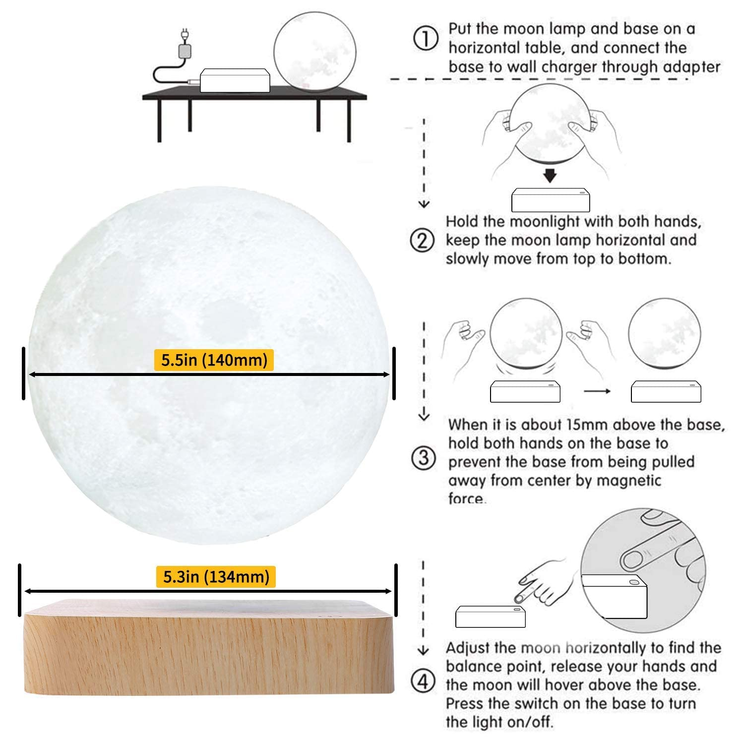 Moon Lamp That Levitates