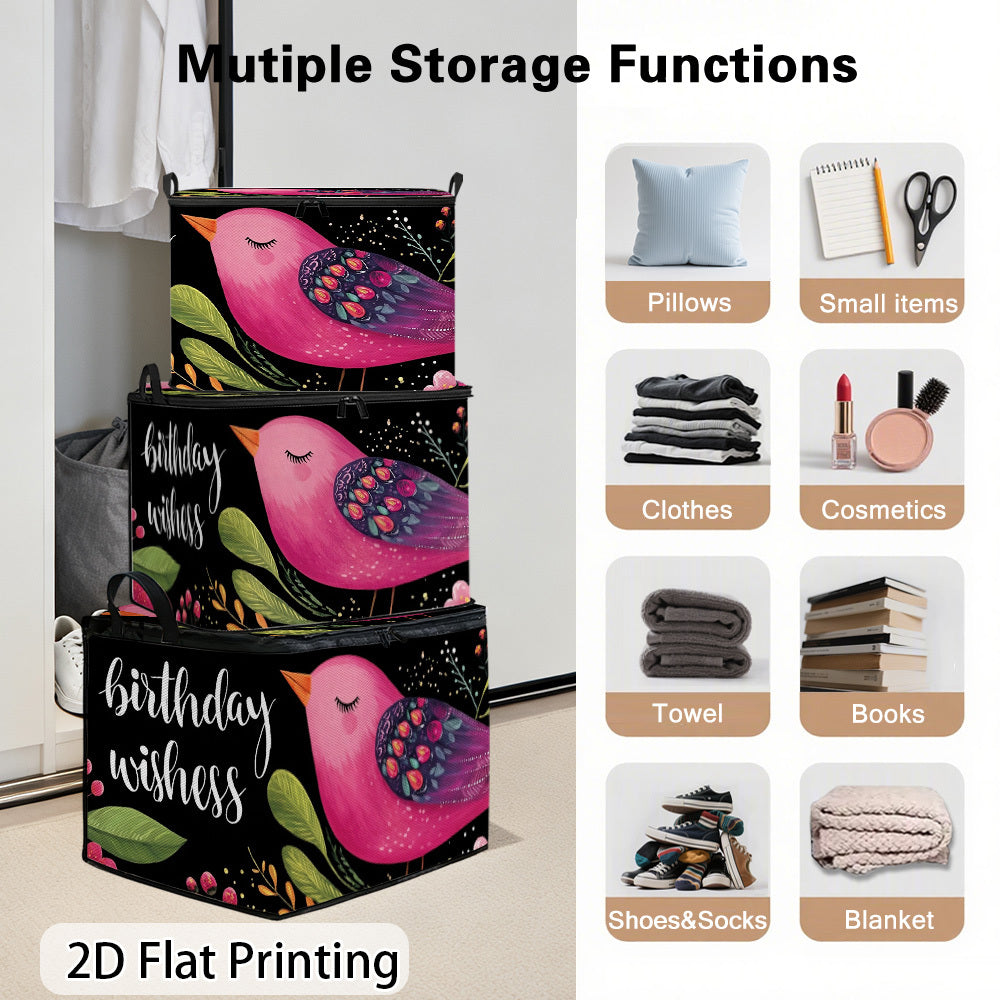 AviaryNest – Versatile Foldable Storage Box with Lid