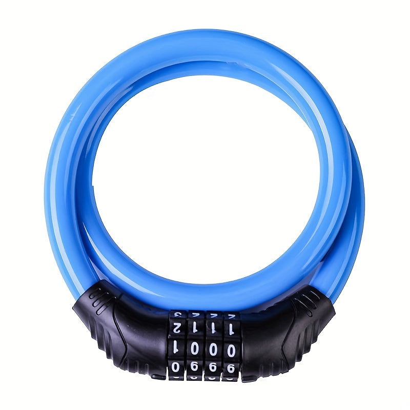 SecureFlex - Heavy-Duty Steel Cable Lock with Custom Code Access