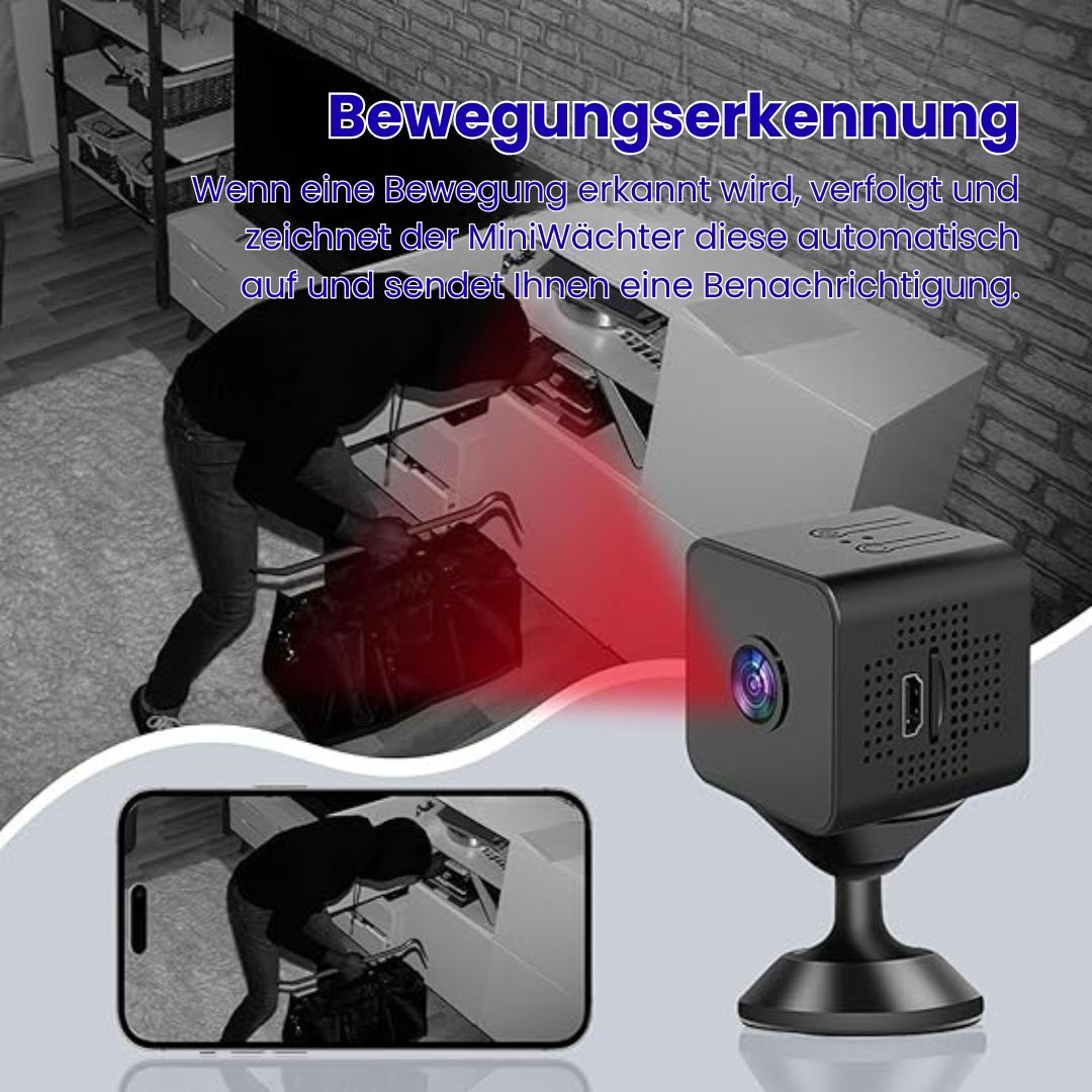 Compact Camera | Live Remote Monitoring | Motion-Activated Night Vision | SafeOrbit