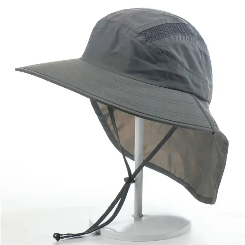 Ultimate Sun Shield Hat with Neck Coverage – Wide Brim Design