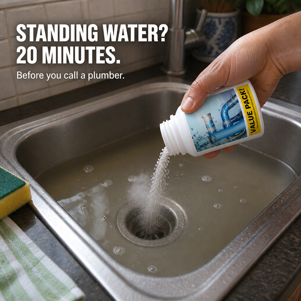 ClariFlow™ — Break Down Hair, Grease and Drain Odors in Just 20 Minutes