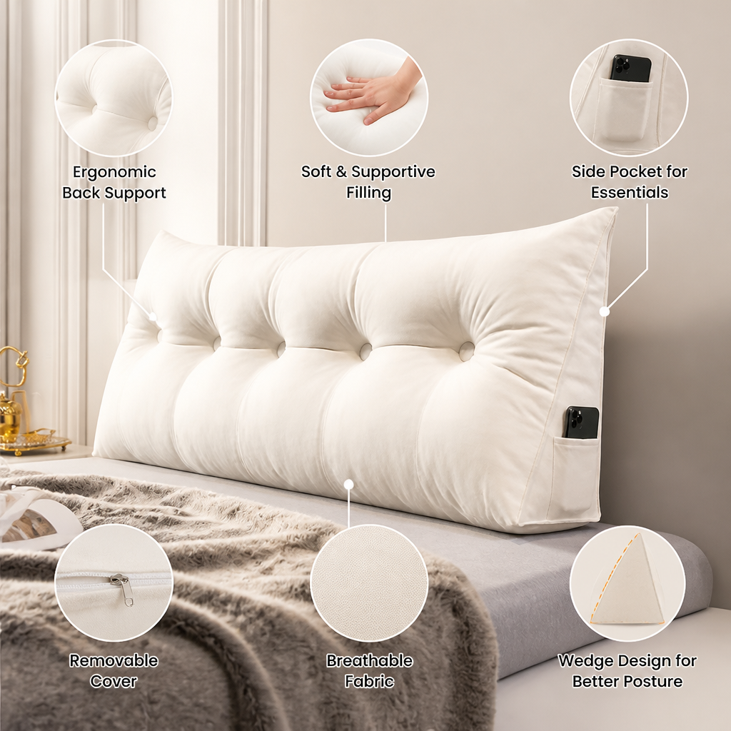 Sereneo™ Orthodesign Comfort Cushion — Melt Away Pain and Wake Up Energized Every Day