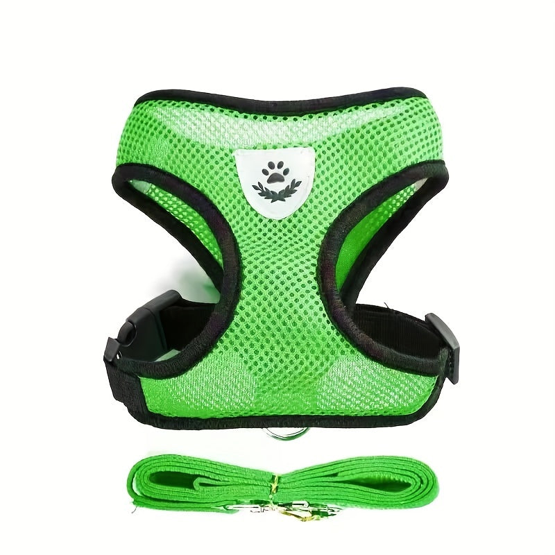 IllumiPet - Reflective Safety Vest with Leash for Pets