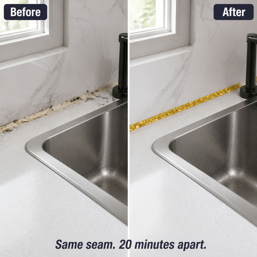 SecureSealPro™ — Renew Stained Grout Lines in Minutes, No Caulk Gun Needed